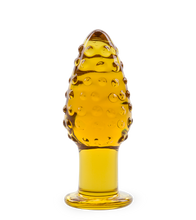 Load image into Gallery viewer, Pineapple glass butt plug