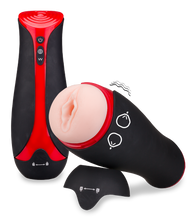Load image into Gallery viewer, Pingu vibrating airbag masturbator