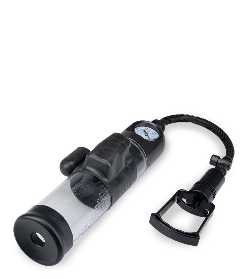 Piston-powered vibrating penis pump