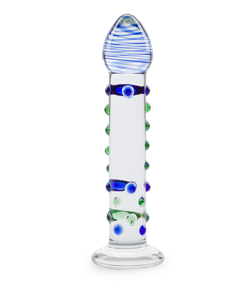 Poetry glass dildo