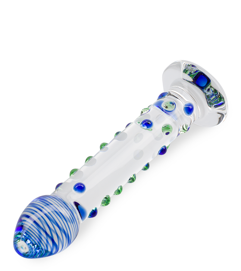 Poetry glass dildo