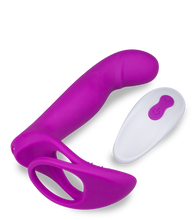 Load image into Gallery viewer, Poly multifunctional vibrator with cock ring