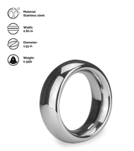 Load image into Gallery viewer, Precious stainless steel cock ring