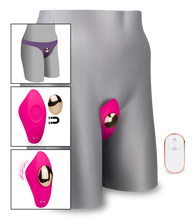Load image into Gallery viewer, Prettiest magnetic vibrating knickers with remote control