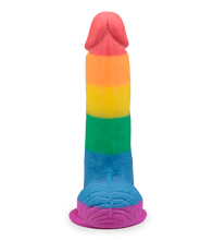 Load image into Gallery viewer, Pride realistic suction cup dildo 7.50 inches