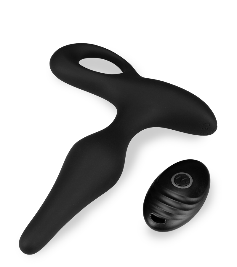 Pulsy remote-controlled vibrating plug