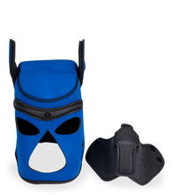 Load image into Gallery viewer, Puppy Play colourful neoprene dog hood