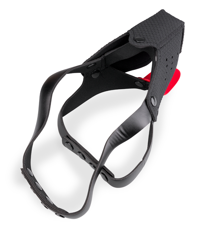 Puppy Play muzzle with tongue