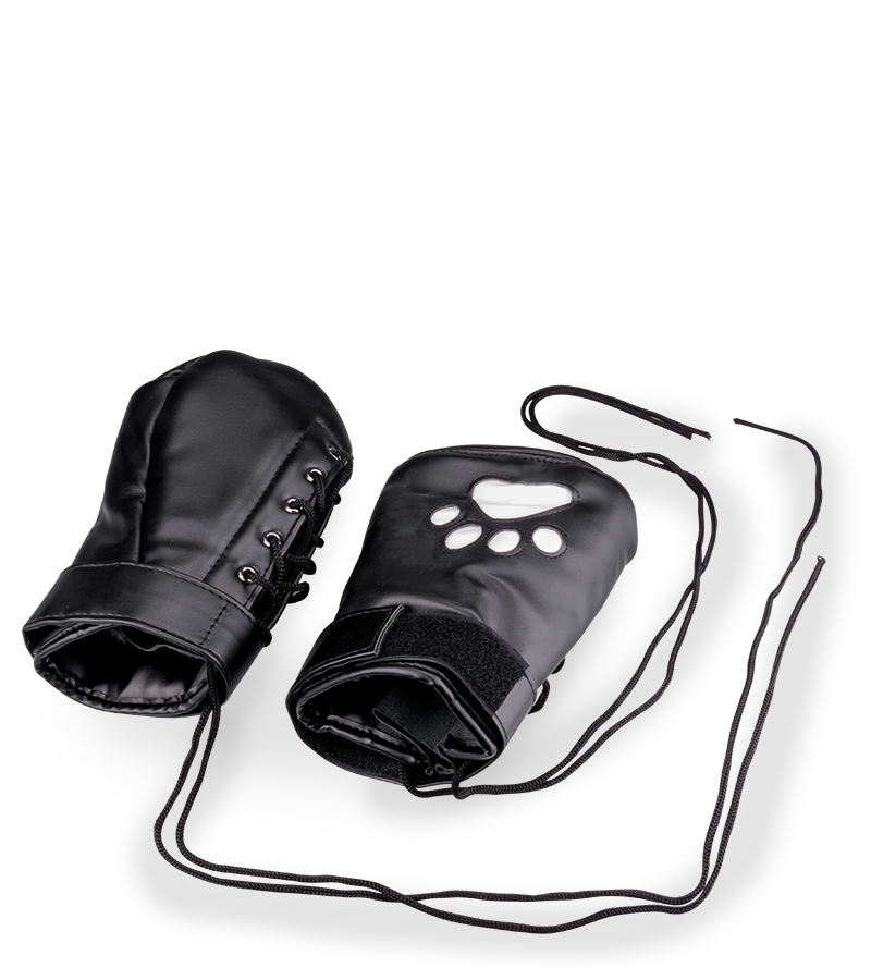 Puppy Play protective gloves with paws