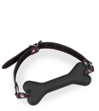 Load image into Gallery viewer, Puppy Play silicone dog bone gag 6.00 inches