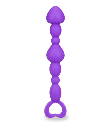 Purple anal beads