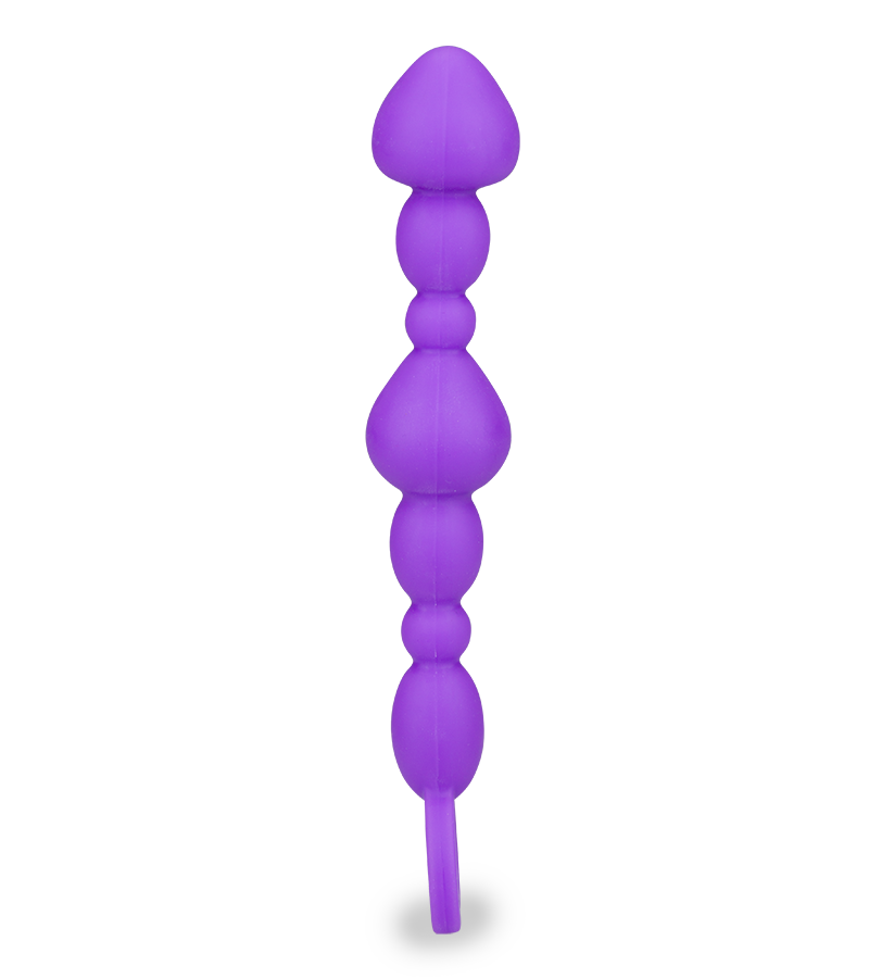 Purple anal beads
