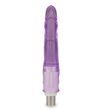 Load image into Gallery viewer, Purple dildo attachment for sex machine