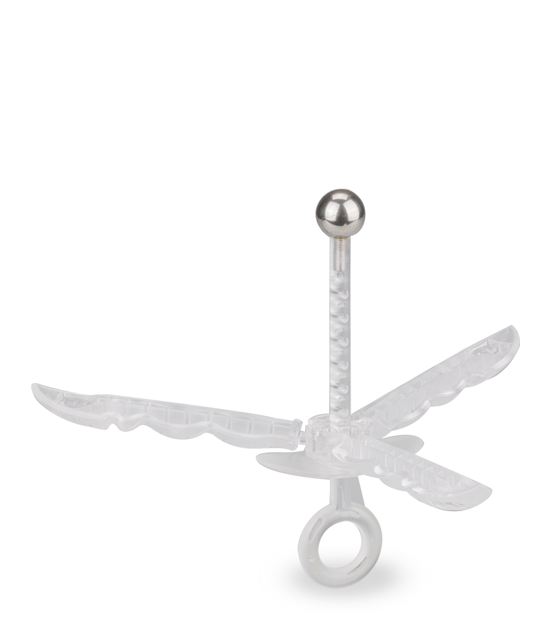 Pusher anal spreader with padlock