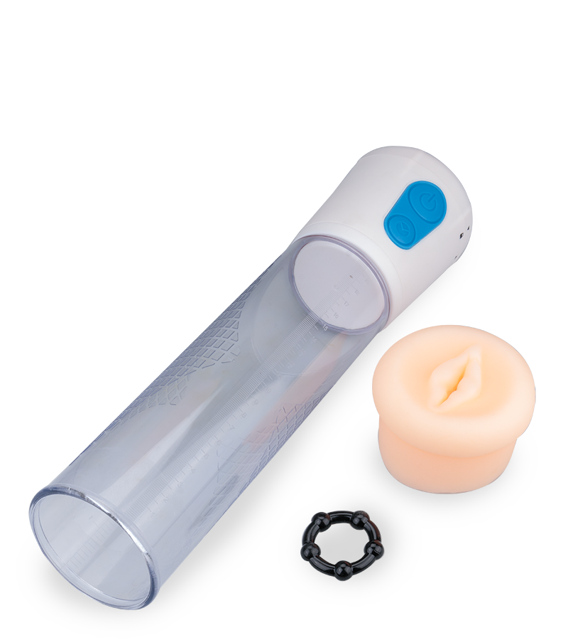 Pussy stroke penis-maximizing pump