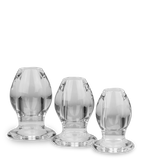 Quory set of 3 hollow butt plugs