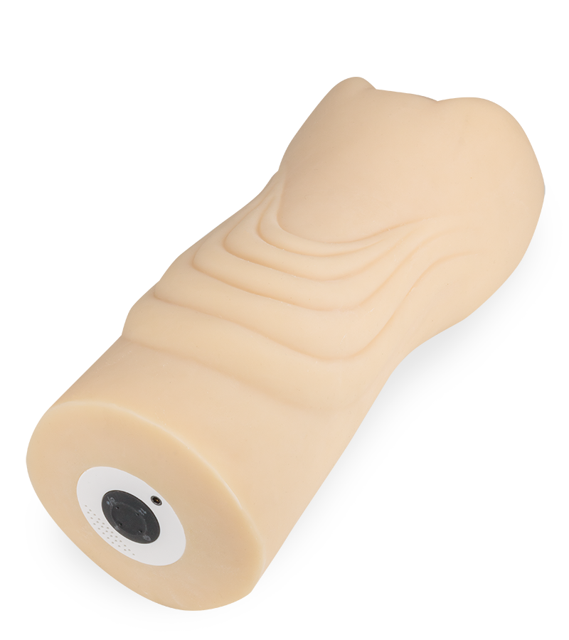 Raffaela TPE vaginal masturbator with suction, thrusting, vibration and heating functions
