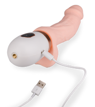 Load image into Gallery viewer, Randy remote-controlled rotating suction-cup dildo