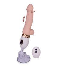 Load image into Gallery viewer, Randy remote-controlled rotating suction-cup dildo