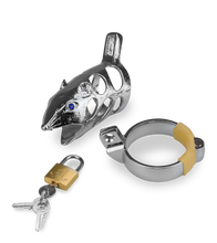 Load image into Gallery viewer, Rat Chinese zodiac penis chastity cage