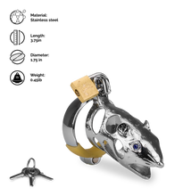 Load image into Gallery viewer, Rat Chinese zodiac penis chastity cage