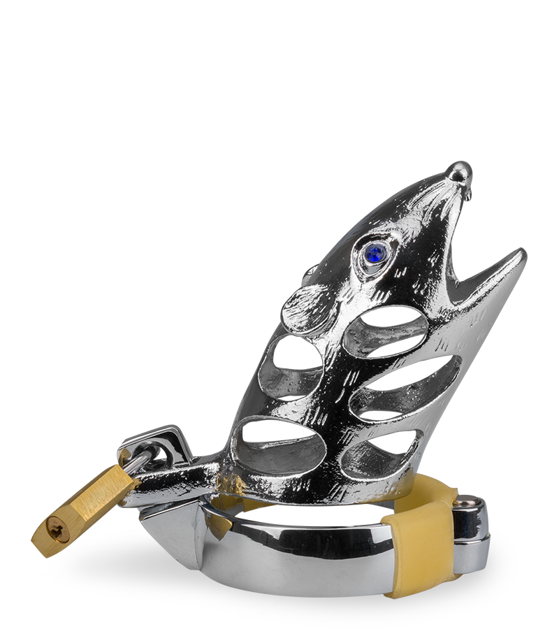 Rat Chinese zodiac penis chastity cage