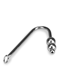 Load image into Gallery viewer, Rattlesnake triple-bead anal hook