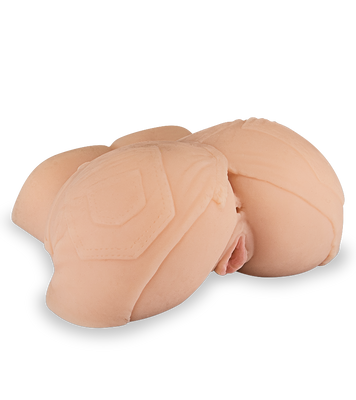 Realistic ass with tight jean shorts