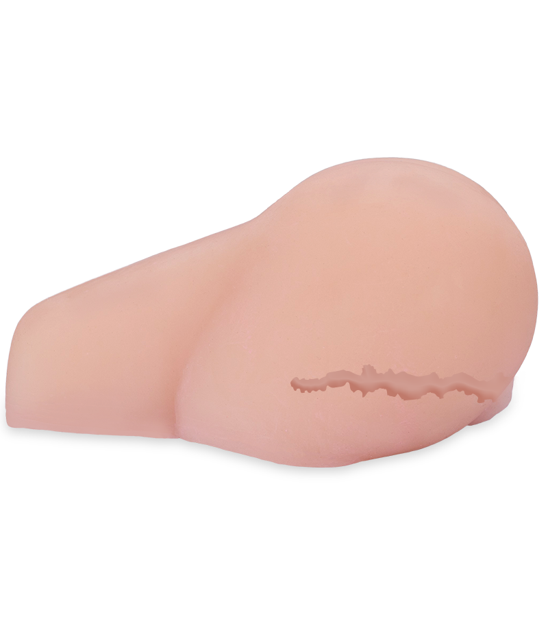 Realistic bubble butt with vibrating vagina