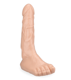 Realistic dildo with foot