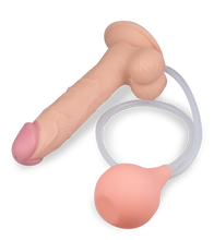 Load image into Gallery viewer, Realistic ejaculating suction cup dildo 9.00 inches