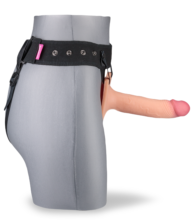 Realistic soft-touch hollow strap on