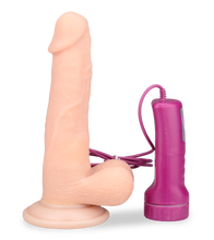 Load image into Gallery viewer, Realistic suction cup dildo with 4 rotation modes