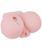 Realistic vibrating rotating vagina and ass