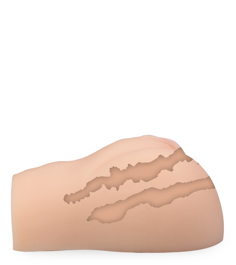 Realistic vibrating vagina and ass