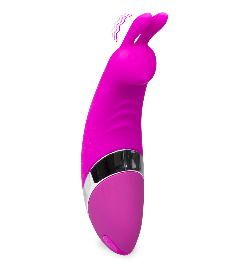 Rechargeable mini rabbit vibrator