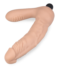 Load image into Gallery viewer, Rechargeable vibrating strap on dildo