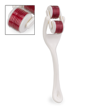Load image into Gallery viewer, Red and white double Wartenberg pinwheel