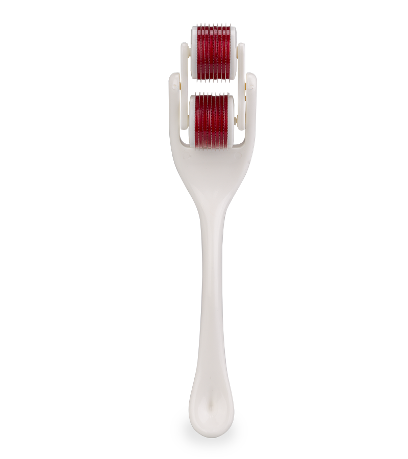 Red and white double Wartenberg pinwheel