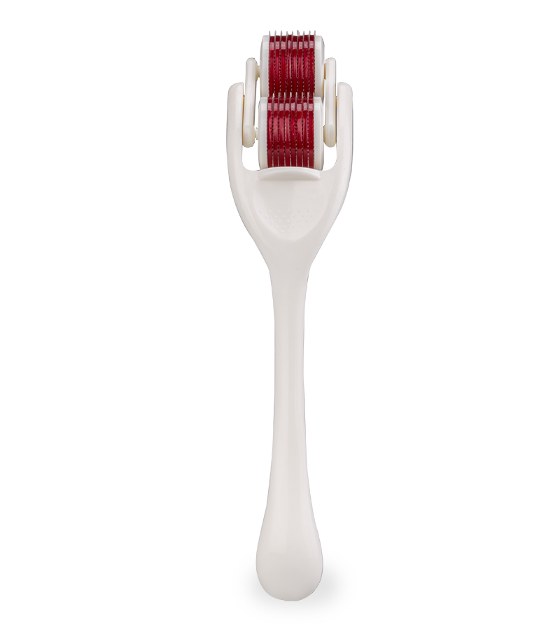 Red and white double Wartenberg pinwheel