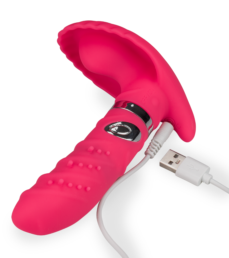 Remote control electrostimulation and rotating vibrating knickers