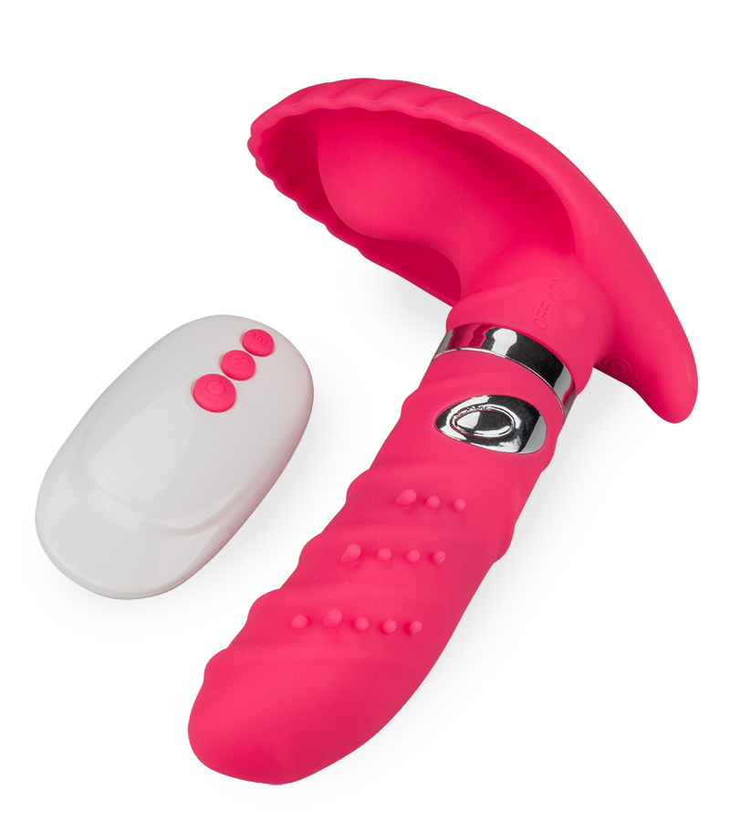 Remote control electrostimulation and rotating vibrating knickers