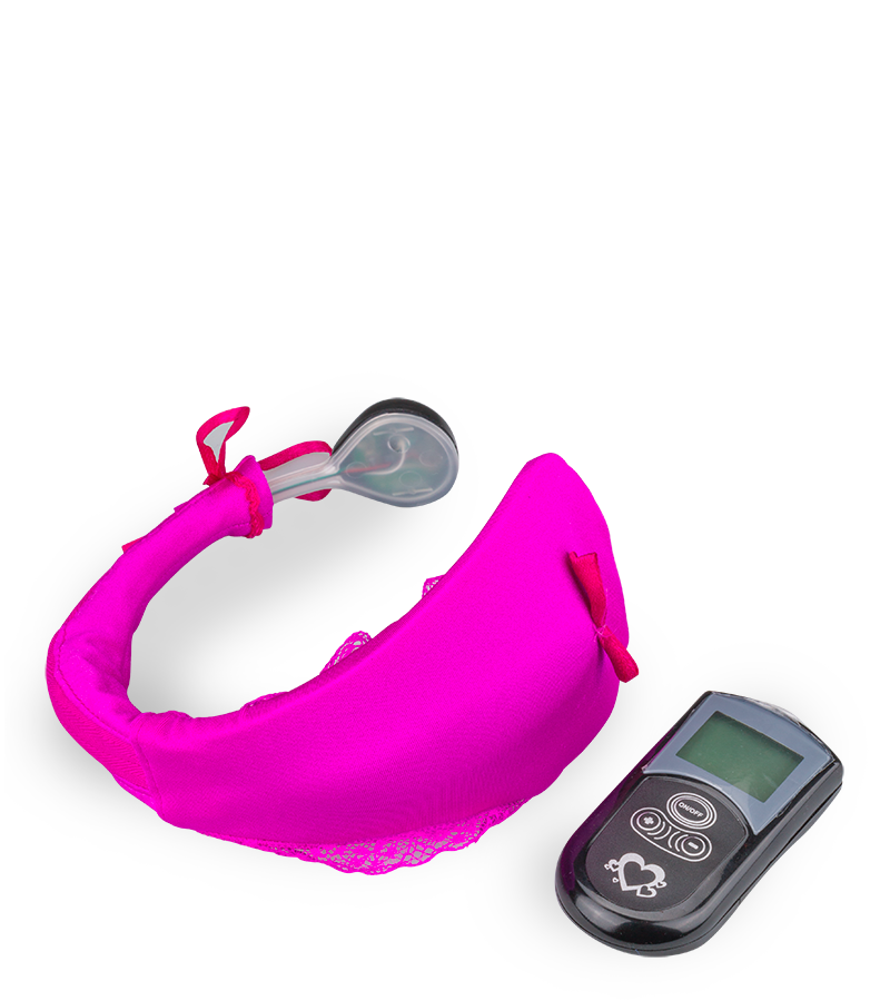 Remote control vibrating G-string