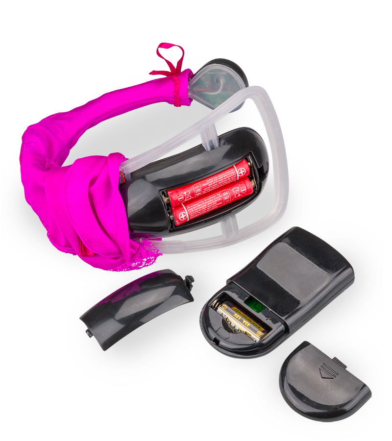 Remote control vibrating G-string