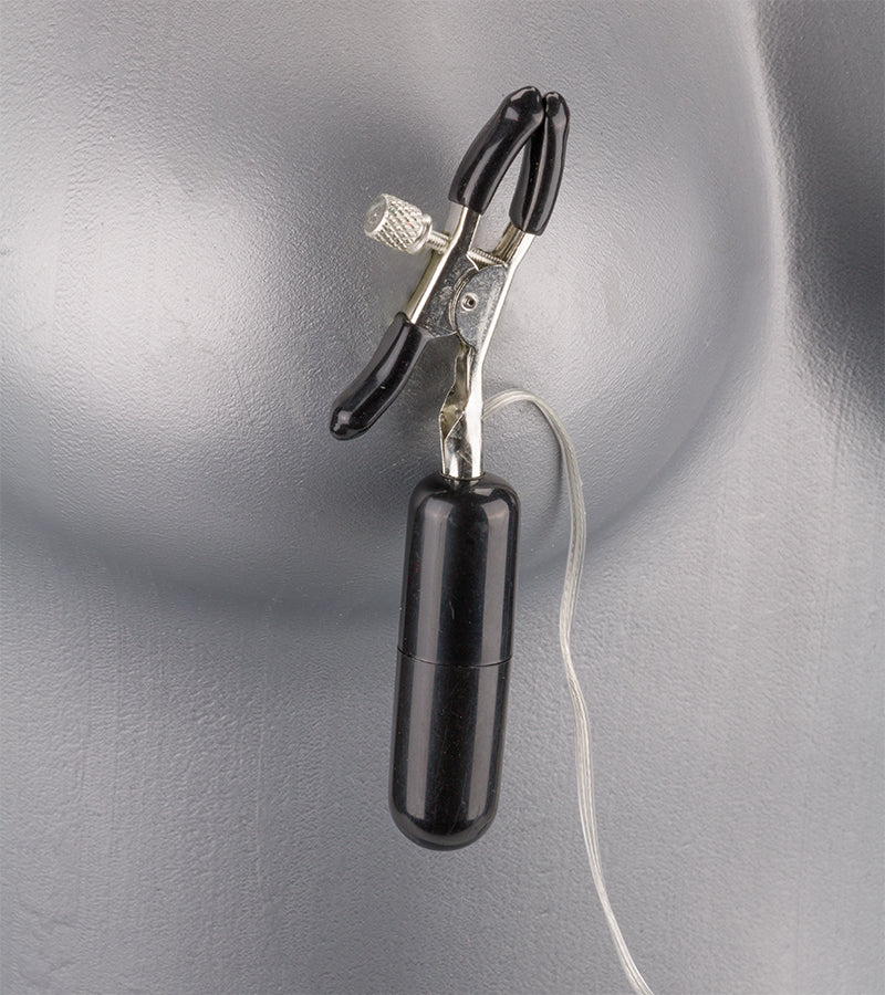Remote control vibrating nipple clamps
