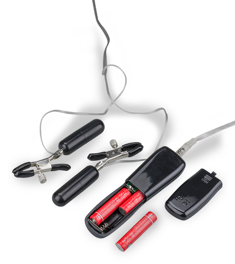 Remote control vibrating nipple clamps