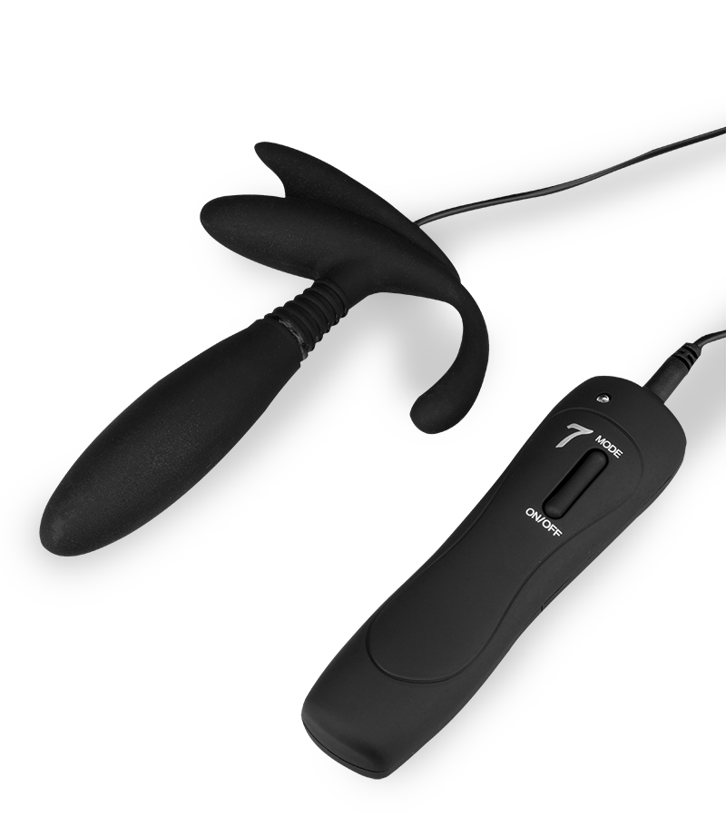 Remote control vibrating prostate massager