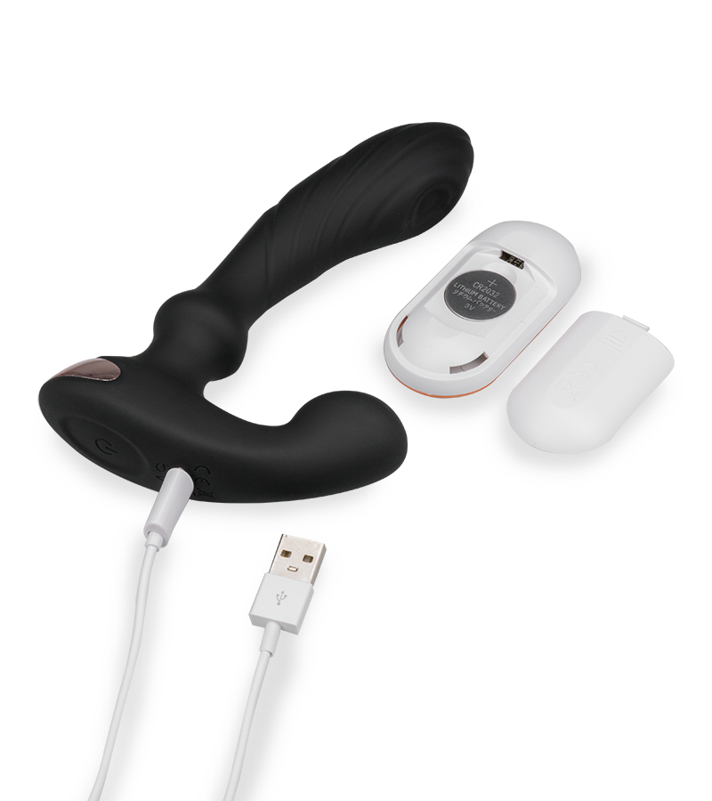 Remote control vibrating prostate massager 9 modes