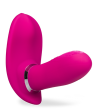 Load image into Gallery viewer, Remote control warming and vibrating wearable dildo
