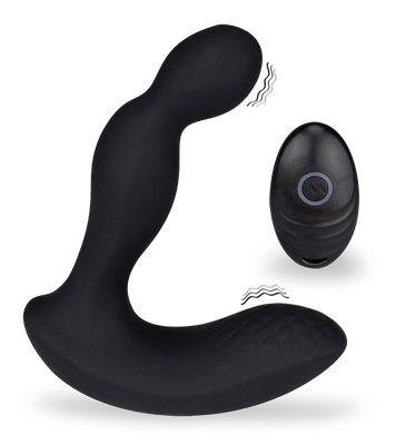Remote controlled vibrating prostate stimulator